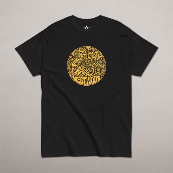 Out Of the Woodwork (Yellow) T-Shirt - Black